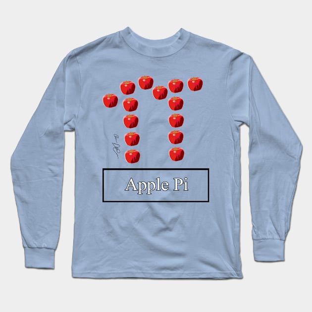 Apple Pi Long Sleeve T-Shirt by geeksversusnerds